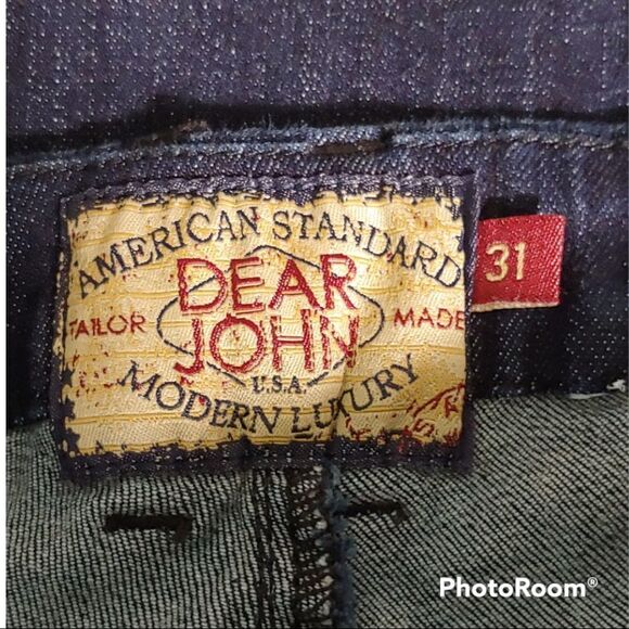 Dear John low rise boot cut jeans dark wash - Picture 3 of 6